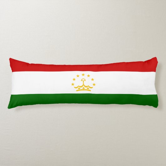 Tadzjikistan Vlag Lichaamskussen (Voorkant)