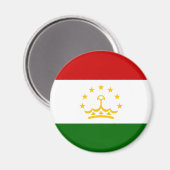 Tadzjikistan vlag magneet (Voorkant / Achterkant)