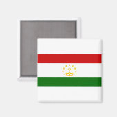 Tadzjikistan vlag magneet (Voorkant / Achterkant)