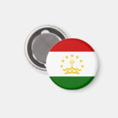Tadzjikistan vlag magneet (Voorkant / Achterkant)