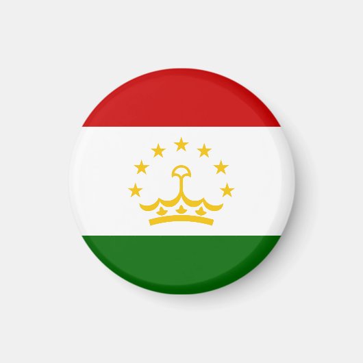 Tadzjikistan vlag magneet (Voorkant)