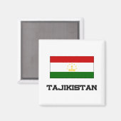 Tadzjikistan vlag magneet (Voorkant / Achterkant)