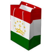 Tadzjikistan vlag medium cadeauzakje (Achterkant Gekanteld)