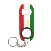 Tadzjikistan Vlag Mini Flessenopener (Voorkant)
