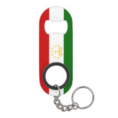 Tadzjikistan Vlag Mini Flessenopener (Achterkant)