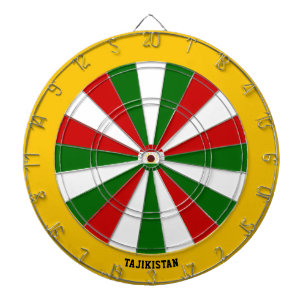 Tadzjikistan Vlag Patriot's Bullseye Dartbord