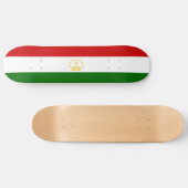 Tadzjikistan vlag persoonlijk skateboard (Horizontaal)