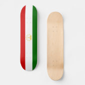 Tadzjikistan vlag persoonlijk skateboard (Voorkant)