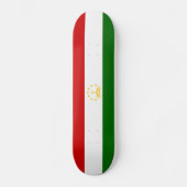 Tadzjikistan vlag persoonlijk skateboard (Voorkant)