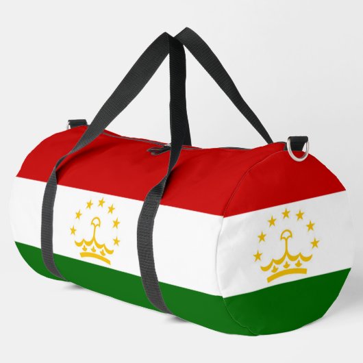 Tadzjikistan vlag plunjezak (Linkerhoek)