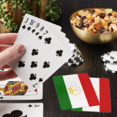 Tadzjikistan vlag pokerkaarten (Insitu)