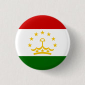 Tadzjikistan vlag ronde button 3,2 cm (Voorkant)