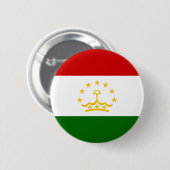 Tadzjikistan Vlag Ronde Button 5,7 Cm (Voorkant /achterkant)