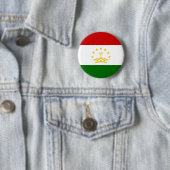 Tadzjikistan Vlag Ronde Button 5,7 Cm (In situ)