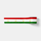 Tadzjikistan vlag satijnen lint (Voorkant)