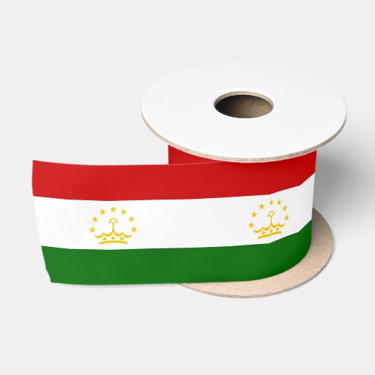 Tadzjikistan vlag satijnen lint (Spoel)