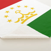 Tadzjikistan vlag sherpa deken (3/4)