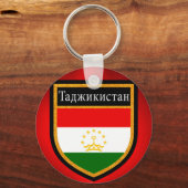 Tadzjikistan vlag sleutelhanger (Voorkant)