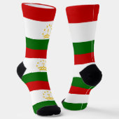 Tadzjikistan Vlag Sokken (Gebogen)