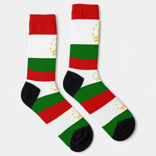 Tadzjikistan Vlag Sokken (Rechts)