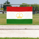 Tadzjikistan Vlag Spandoek (Insitu)