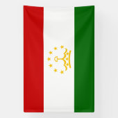 Tadzjikistan Vlag Spandoek (Verticaal)