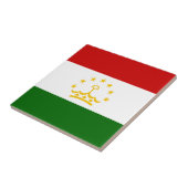 Tadzjikistan Vlag Tegeltje (Zijkant)
