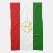 Tadzjikistan vlag theedoek (Verticaal)