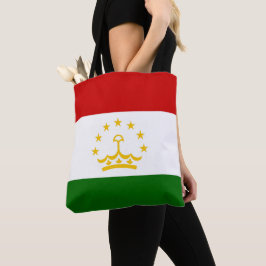 Tadzjikistan vlag tote bag