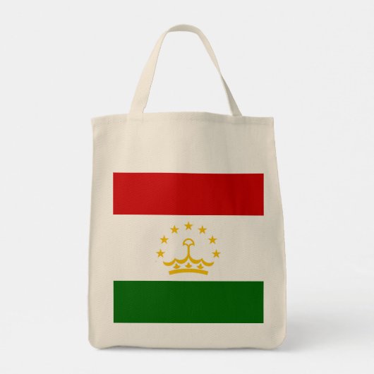 Tadzjikistan vlag tote bag (Achterkant)