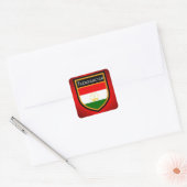 Tadzjikistan vlag vierkante sticker (Envelop)