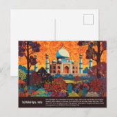 Tadzjmahal schilderen briefkaart (Voorkant / Achterkant)
