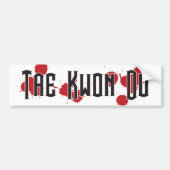 Tae Kwon Do Battle Bumpersticker (Voorkant)