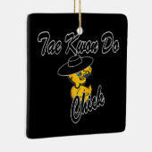 Tae Kwon Do Chick #4 Keramisch Ornament (Rechts)