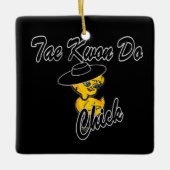 Tae Kwon Do Chick #4 Keramisch Ornament (Voorkant)