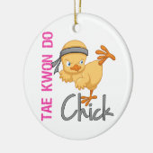 Tae Kwon Do Chick Keramisch Ornament (Links)