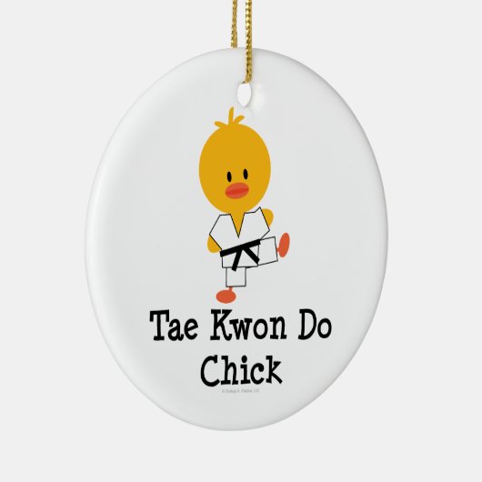 Tae Kwon Do Chick Ornament (Rechts)