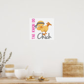 Tae Kwon Do Chick Poster (Keuken)