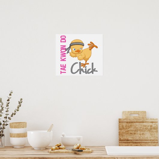 Tae Kwon Do Chick Poster (Keuken)
