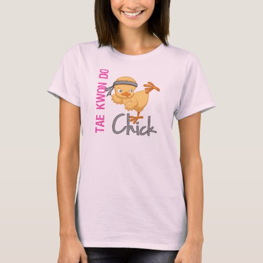 Tae Kwon Do Chick T-shirt (Voorkant)