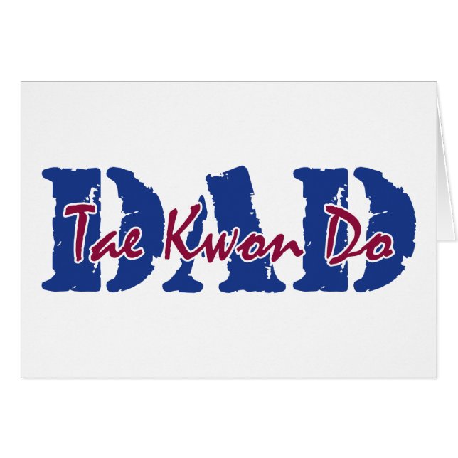 Tae Kwon Do Dad (Voorkant Horizontaal)