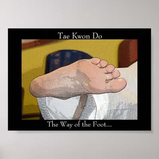 Tae Kwon Do De Weg van de Voet Poster (Voorkant)