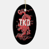 Tae Kwon Do Dragon Ornament (Rechts)