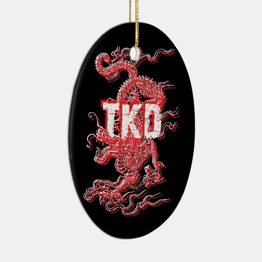 Tae Kwon Do Dragon Ornament (Rechts)