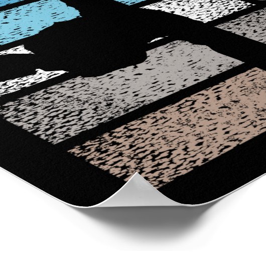 Tae Kwon Do fighter Taekwondo Korean fight Poster (Hoek)