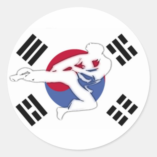 Tae Kwon Do Flyer Stickers (Voorkant)