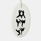 Tae Kwon-Do Keramisch Ornament (Rechts)