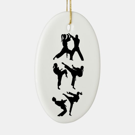 Tae Kwon-Do Keramisch Ornament (Rechts)