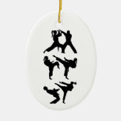 Tae Kwon-Do Keramisch Ornament (Voorkant)