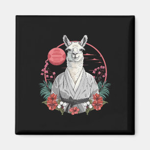 Tae Kwon Do Lama Kickboksen Tae Kwon Do Bloemige L Magneet
